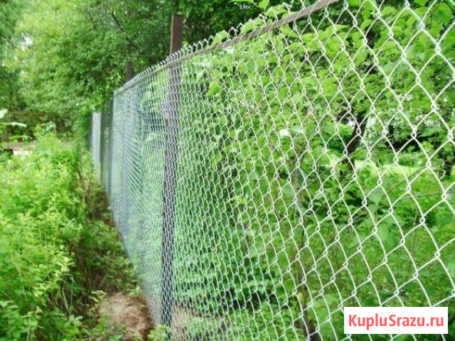 Забор из сетки Рабица Кимры - изображение 2