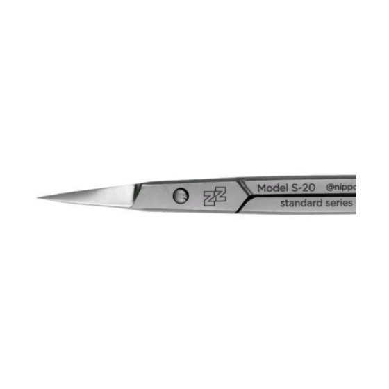 Nippon Nippers. Ножницы для кутикулы, серия Standard длина 96 мм. Ручная заточка S-20 