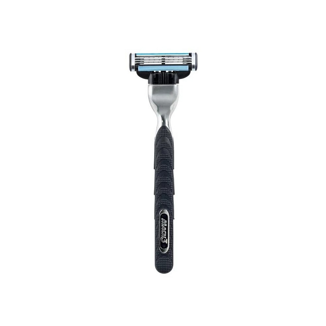 Многоразовый бритвенный станок Gillette Mach3, 12 кассет, бирюзовый, 12 шт.  - изображение 3