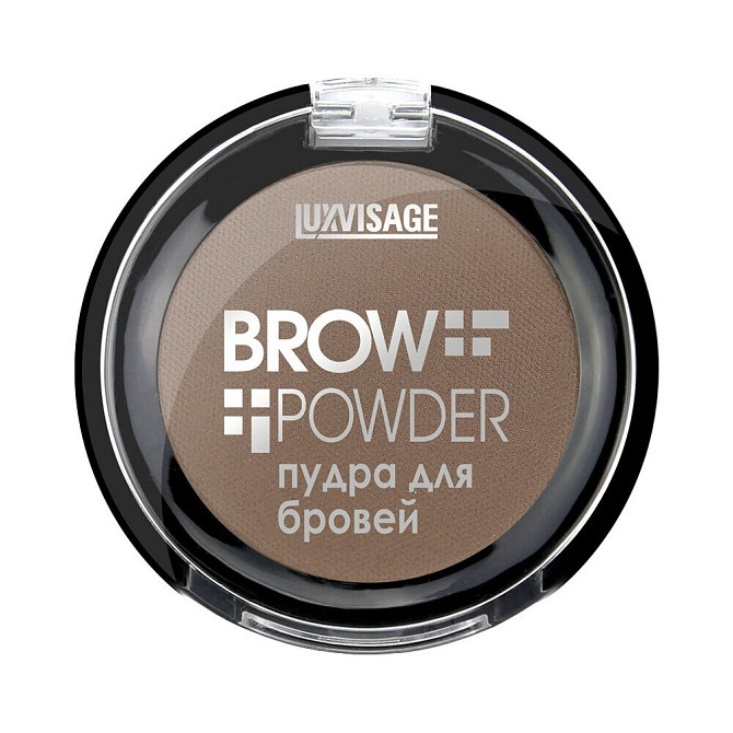 LUXVISAGE Пудра для бровей Brow powder, 3 - grey brown  - изображение 1