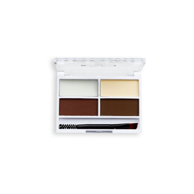 REVOLUTION Набор для моделирования бровей Brow Kit Colour Cult, medium  - изображение 2