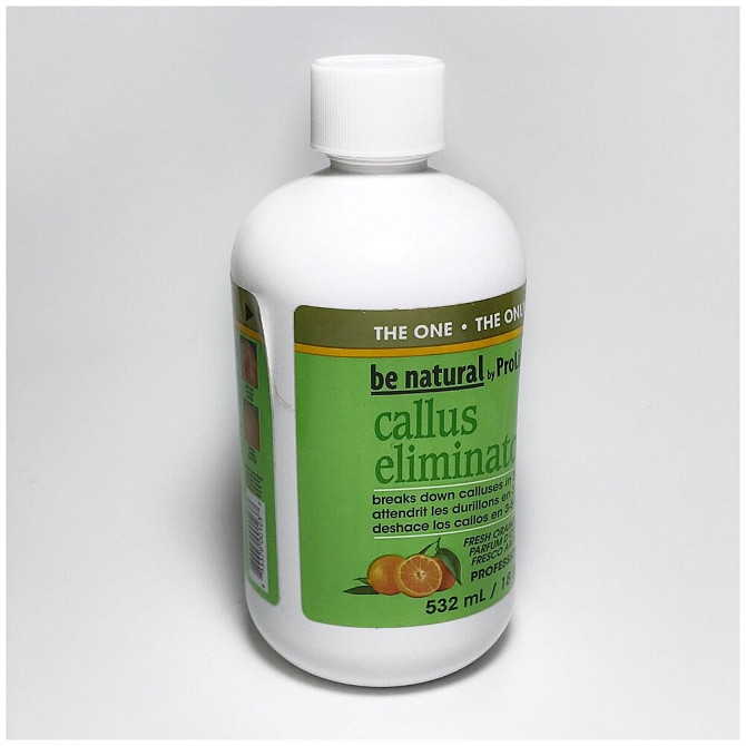 Be Natural Средство для удаления натоптышей Be Natural Callus Eliminator (апельсин), 532 мл  - изображение 2
