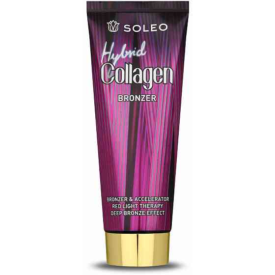 Крем-автобронзатор для загара в солярии SOLEO Hybrid Collagen Bronzer 200 мл 