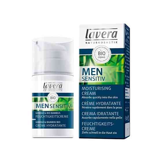 Lavera Крем увлажняющий Men Sensitiv Moisturising Cream, 30 мл 