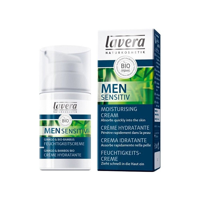 Lavera Крем увлажняющий Men Sensitiv Moisturising Cream, 30 мл  - изображение 2