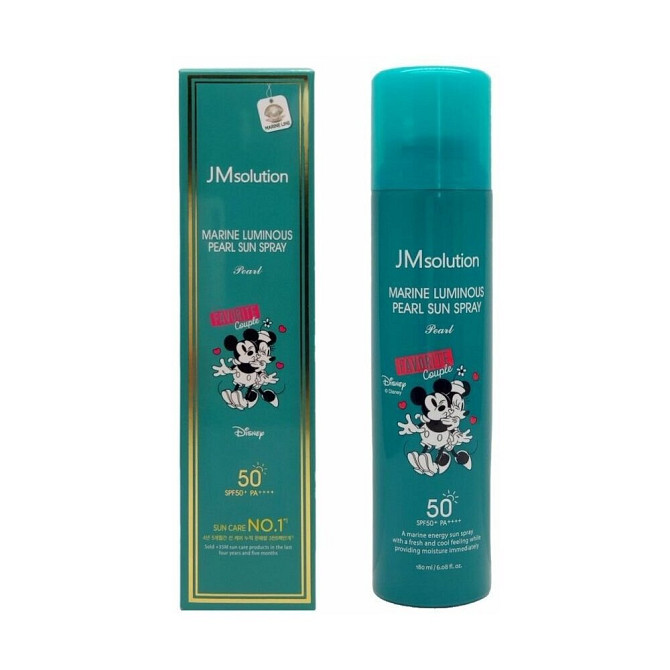 JMSOLUTION Солнцезащитный спрей с жемчугом SPF50+ 180 мл  - изображение 1