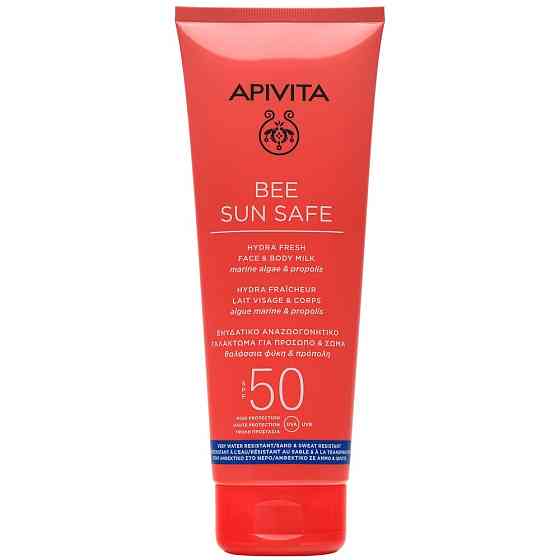 APIVITA/апивита, Солнцезащитное увлажняющее молочко для лица и тела SPF50 / Средство для защиты от с 
