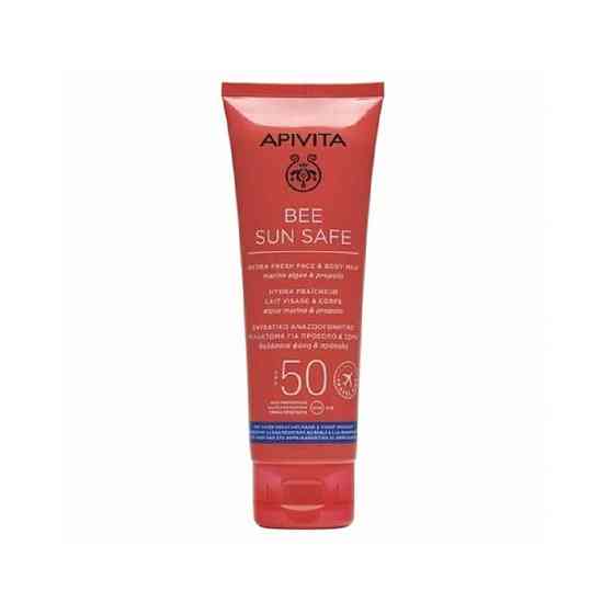 APIVITA/апивита, Солнцезащитное увлажняющее молочко для лица и тела SPF50 / Средство для защиты от с 