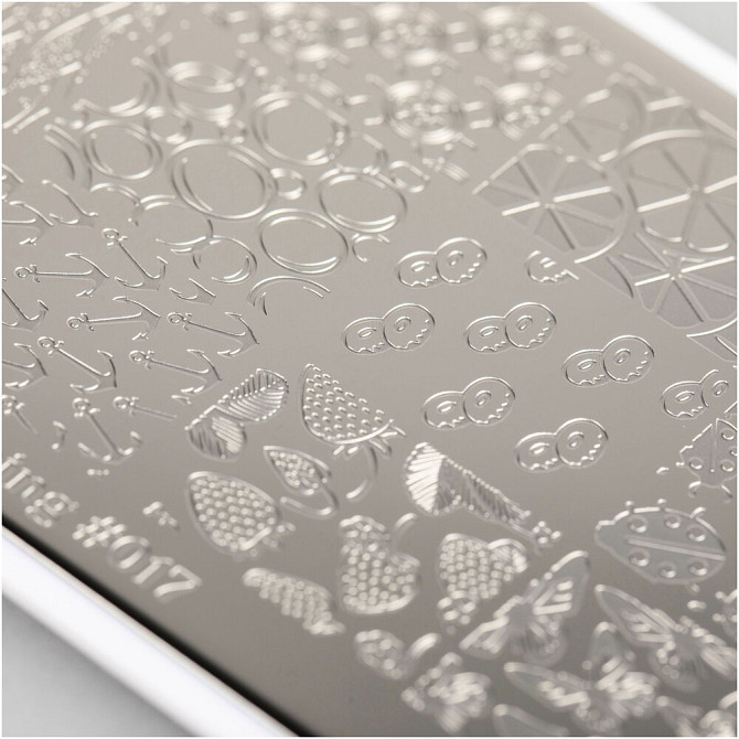 Swanky Stamping пластина 017 12 х 6 см black  - изображение 2