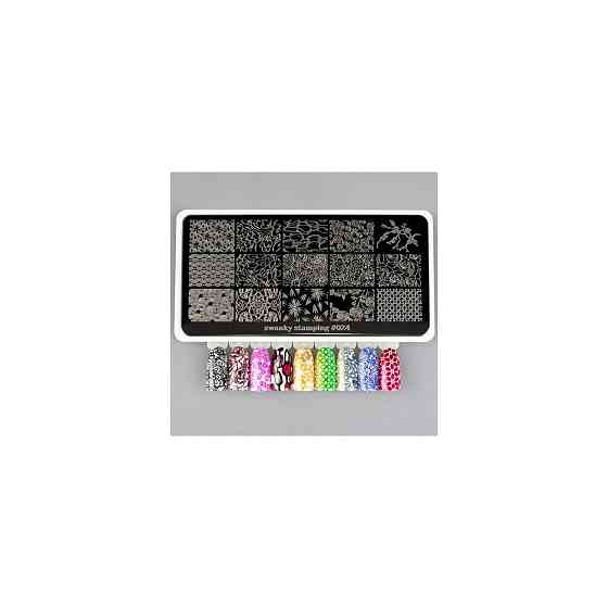 Swanky Stamping пластина 024 12 х 6 см black 