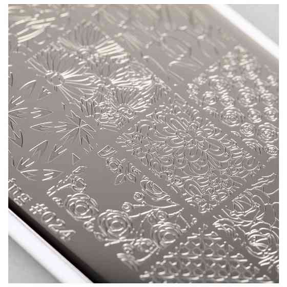 Swanky Stamping пластина 024 12 х 6 см black 
