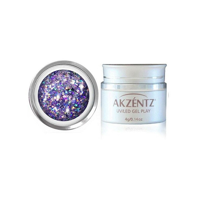Akzentz краска гелевая Gel Play Glitter Crush  - изображение 2