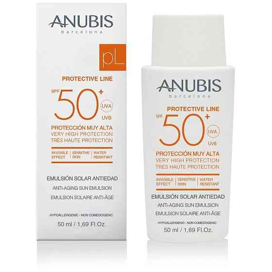 ANUBIS Barcelona Солнцезащитная эмульсия SPF 50+, 50 мл./ Anti-Aging Sun Emulsion SPF 50+ 