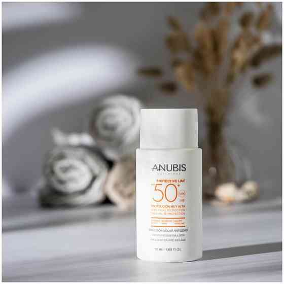 ANUBIS Barcelona Солнцезащитная эмульсия SPF 50+, 50 мл./ Anti-Aging Sun Emulsion SPF 50+ 