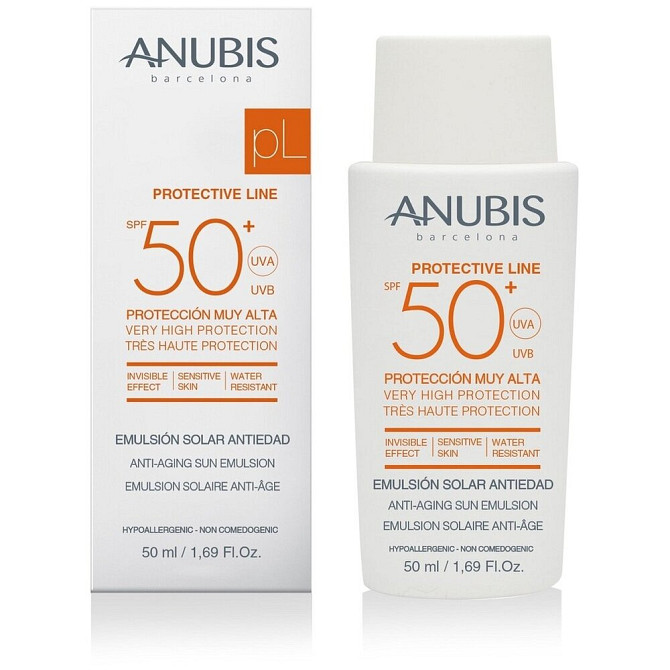 ANUBIS Barcelona Солнцезащитная эмульсия SPF 50+, 50 мл./ Anti-Aging Sun Emulsion SPF 50+  - изображение 2