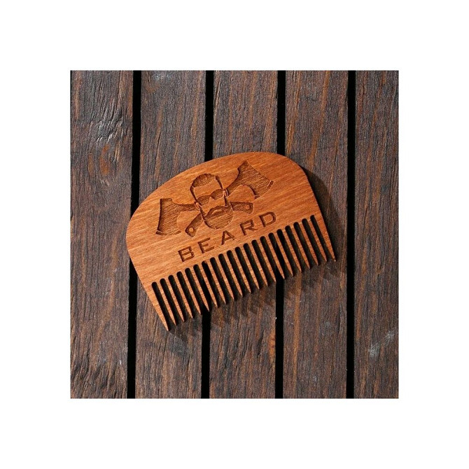 --- Расческа для бороды Beard, 7,3 х 5,4 см  - изображение 3