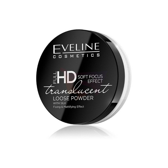 Пудра для лица Eveline Full HD Translucent, фиксирующая, тон универсальный  - изображение 1