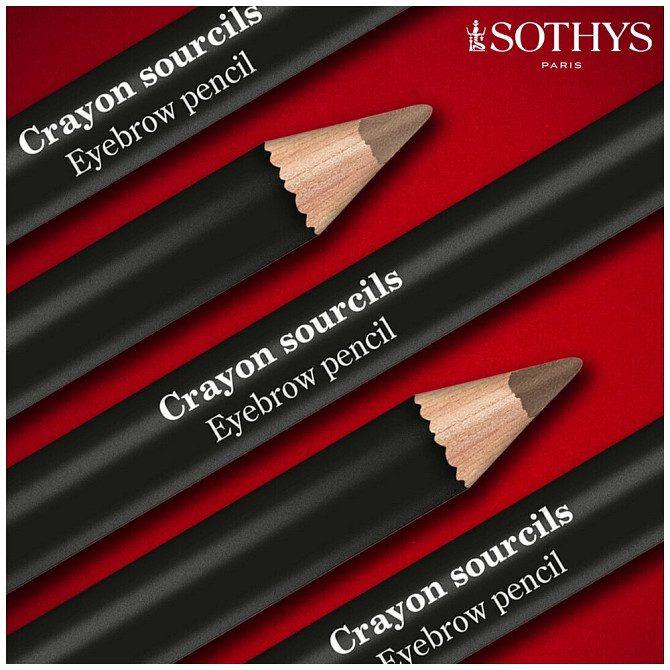 Sothys, Карандаш для бровей с пудровым финишем, оттенок Тауп Eyebrow pencil - Powdery finish 10 - Ta  - изображение 3