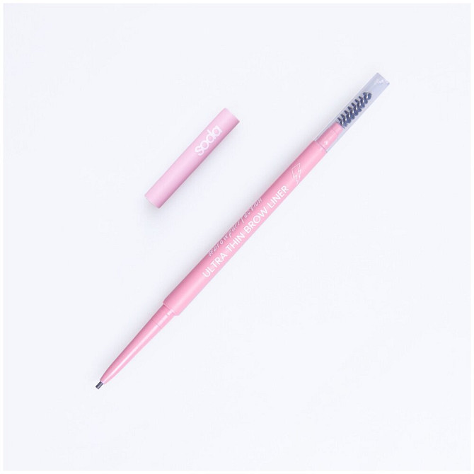 Soda Карандаш для бровей Ultra Thin Brow Liner #browpurrfection, оттенок 001 paris  - изображение 2