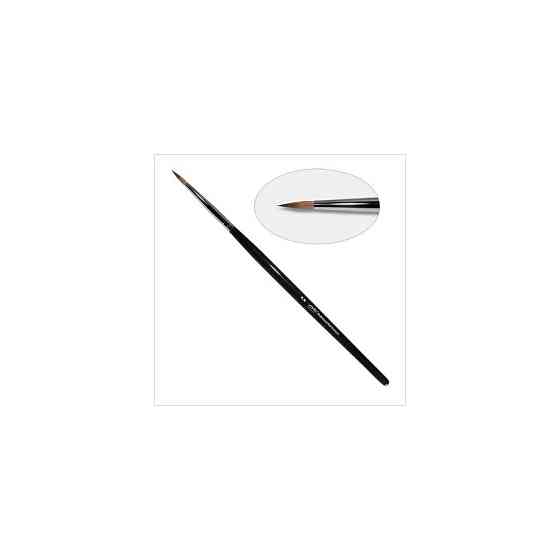 PNB / 8D. Кисть для дизайна круглая 6-к PNB, колонок/ Nail Art Brush round 6-к, kolinsky 11мм 