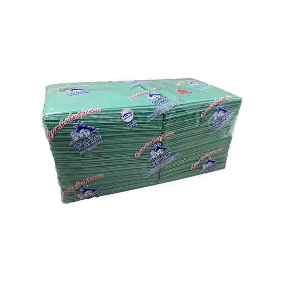 Салфетки Profi Pack 2 сл. 24х24 зеленые 250 шт./уп. 