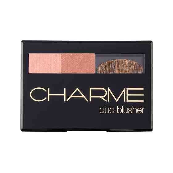 Charme Румяна двухцветные Duo Blusher, сливочный персик 