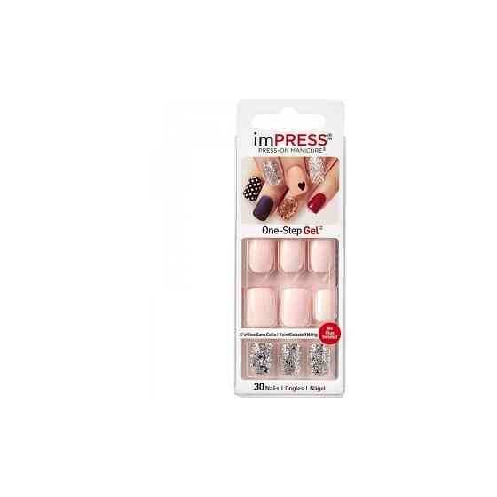 Kiss Твердый лак Импресс Маникюр Акцент "Оттенки заката", длина короткая Impress Manicure Color KIM0 