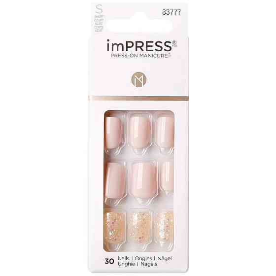 Kiss Твердый лак Импресс Маникюр Акцент "Оттенки заката", длина короткая Impress Manicure Color KIM0 