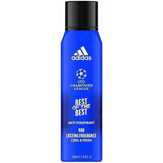 Дезодорант-спрей Adidas UEFA Best of the Best 48H антиперспирант мужской 150 мл (из Финляндии) 
