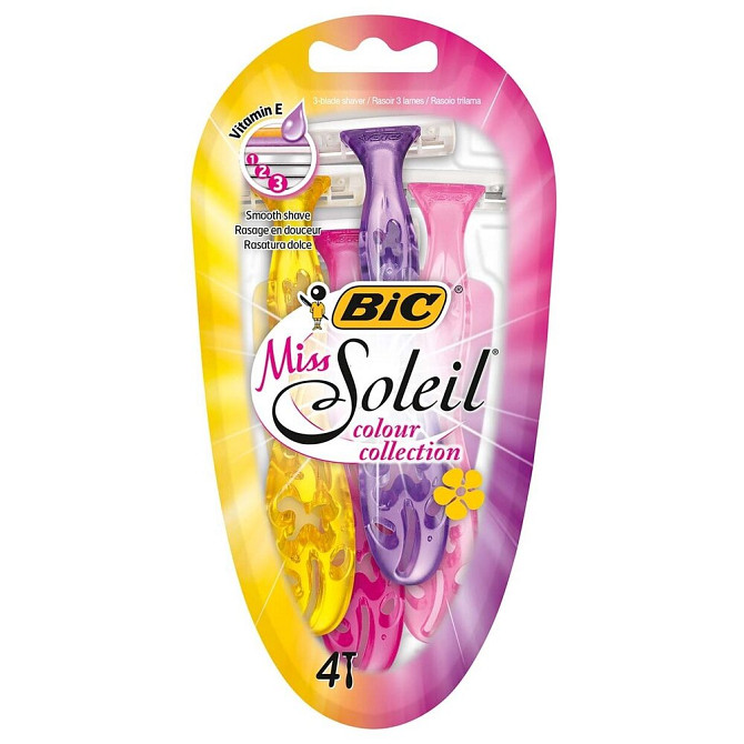 Bic Бритвенный станок Miss Soleil Colour Collection, 4 шт.  - изображение 1