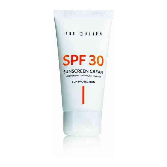 Солнцезащитный крем для лица SPF 30 | ангиофарм (ANGIOFARM) 