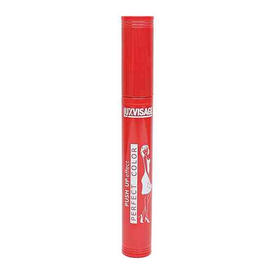LUXVISAGE Тушь для ресниц Perfect Color Push Up Effect, черный 