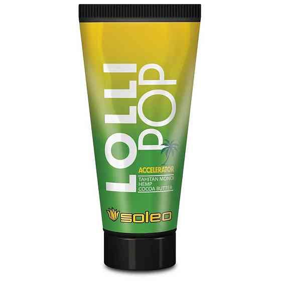 Soleo Ускоритель загара с маслом таинтанского монои, коноплей и маслом какао Lolli Pop Basic, 150 мл 