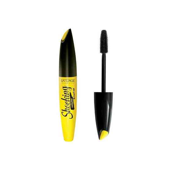 L'atuage Тушь для ресниц Shocking Volume & Curl Up, черный 