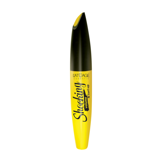 L'atuage Тушь для ресниц Shocking Volume & Curl Up, черный 