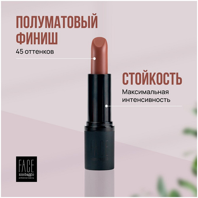 Помада для губ FACE nicobaggio professional make-up LIP STICK  - изображение 3