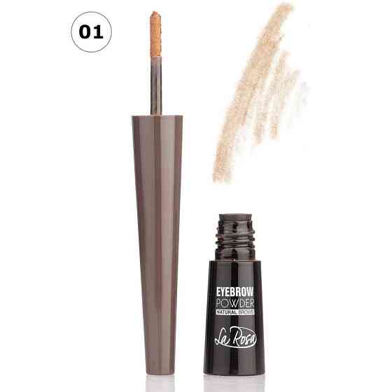 Тени-пудра для бровей EYEBROV POWDER natural brows 