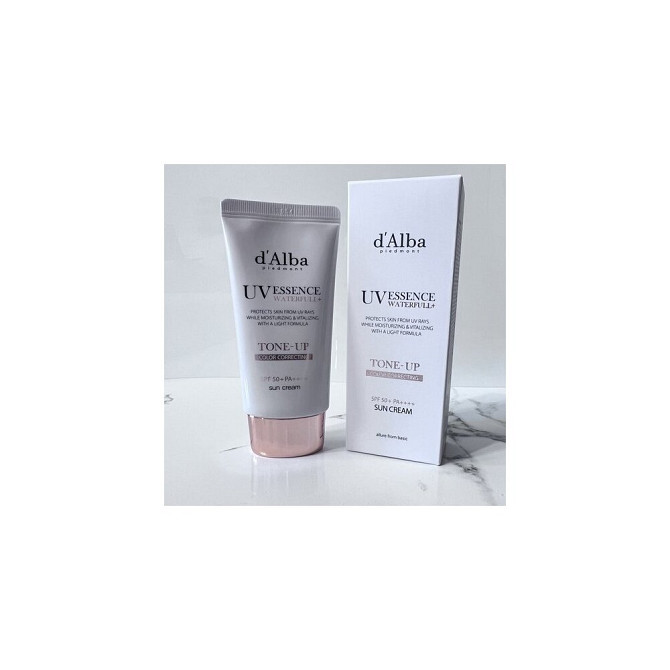 D’Alba Солнцезащитный крем эссенция Tone UP (50 мл) SPF 50 PA UV Essence Water full  - изображение 1