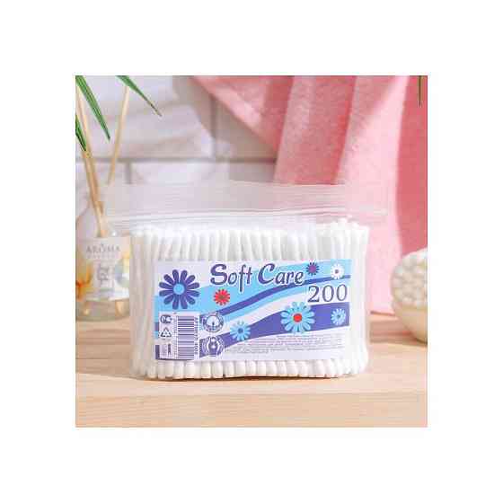 Ватные палочки Soft Care, 200 шт. 
