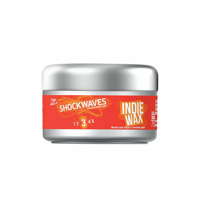 Воск для укладки волос Shockwaves, для естественного блеска, 75 мл  - изображение 1