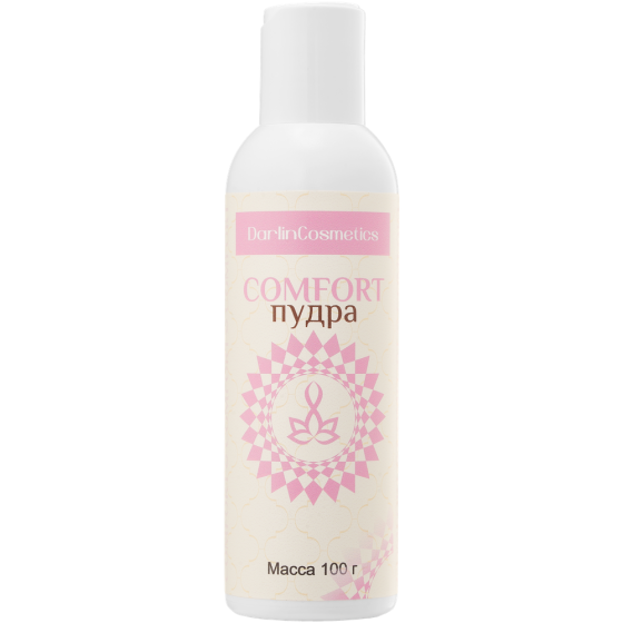 COMFORT-пудра для депиляции DarlinCosmetics пудра тальк с экстрактом ромашки алантоином 100 г. 