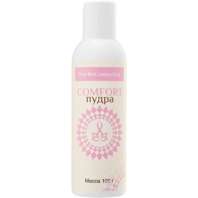 COMFORT-пудра для депиляции DarlinCosmetics пудра тальк с экстрактом ромашки алантоином 100 г.  - изображение 1