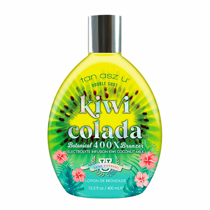 Tan Asz Double Shot Kiwi Colada 400x крем для загара с натуральными бронзаторами 400 мл  - изображение 1