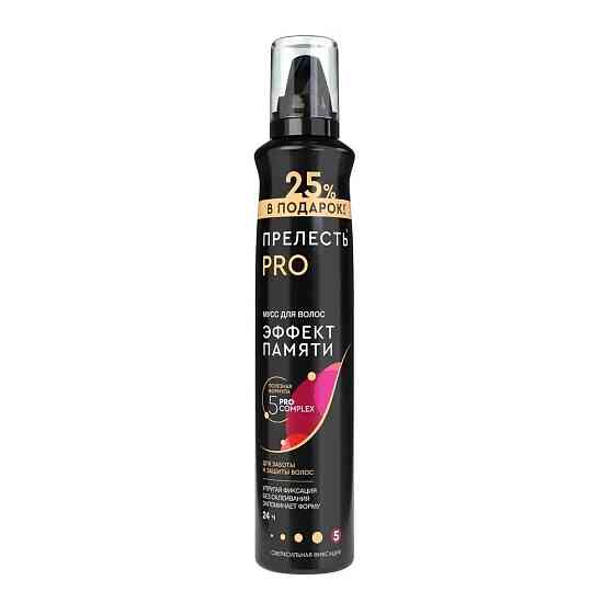 Прелесть Professional мусс Эффект памяти, 160 мл, 160 г 