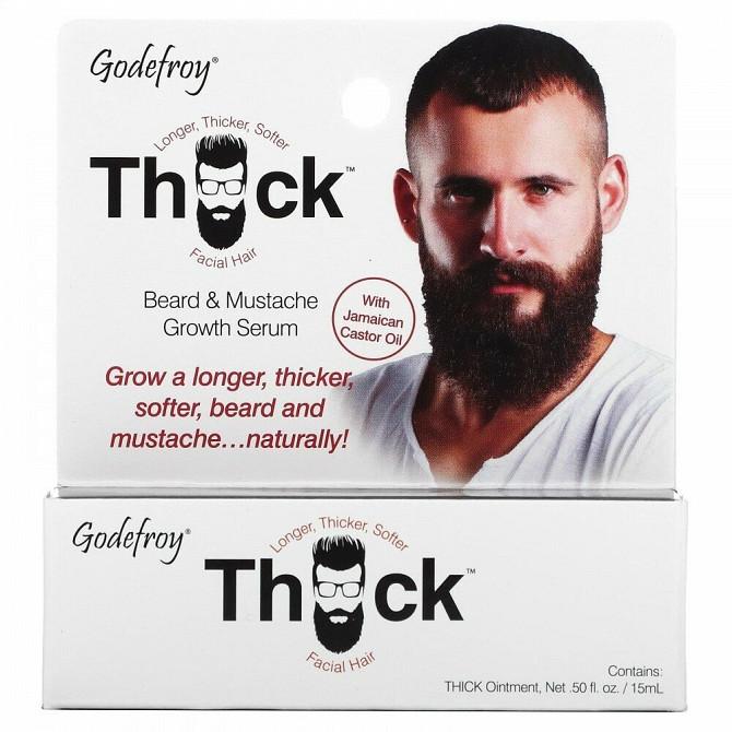 Godefroy, Thick, сыворотка для роста бороды и усов, 15 мл  - изображение 2