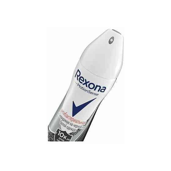 Антиперспирант Rexona MotionSense «Антибактериальный и невидимый на чёрном и белом», аэрозоль, 150 м 