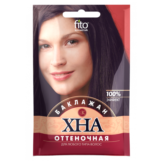 Fito косметик Хна Оттеночная, каштан, 25 мл, 25 г 