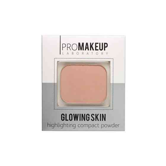 ProMAKEUP Laboratory Glowing skin компактный хайлайтер, 102 