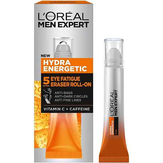 L'Oreal Paris Men Expert гель для кожи вокруг глаз Hydra Energetic, 10 мл 