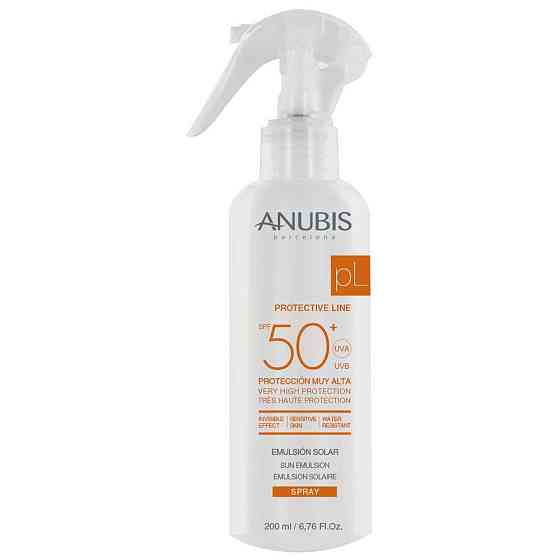ANUBIS Barcelona Солнцезащитная эмульсия SPF 50+ со спреем, 200 мл./ Sun Emulsion Spray SPF 50+ 